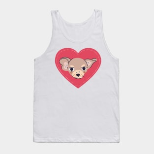 My Chihuahua is my Valentine Tank Top